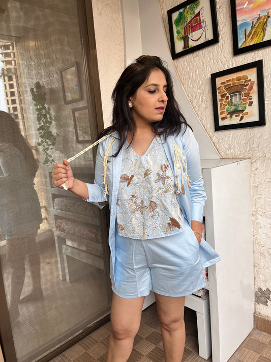 Ocean Embroidery Set